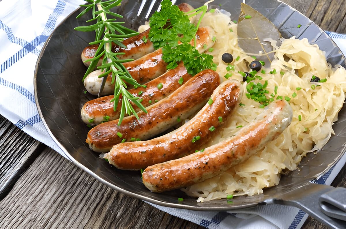 Bavarian fried sausages