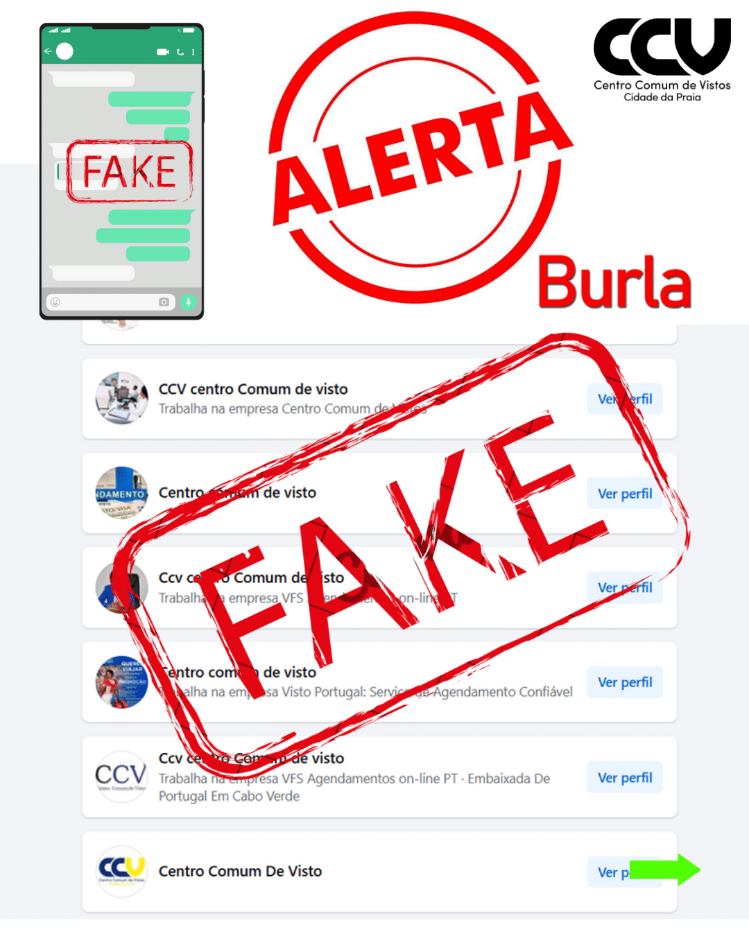 Páginas Falsas no Facebook – Burla