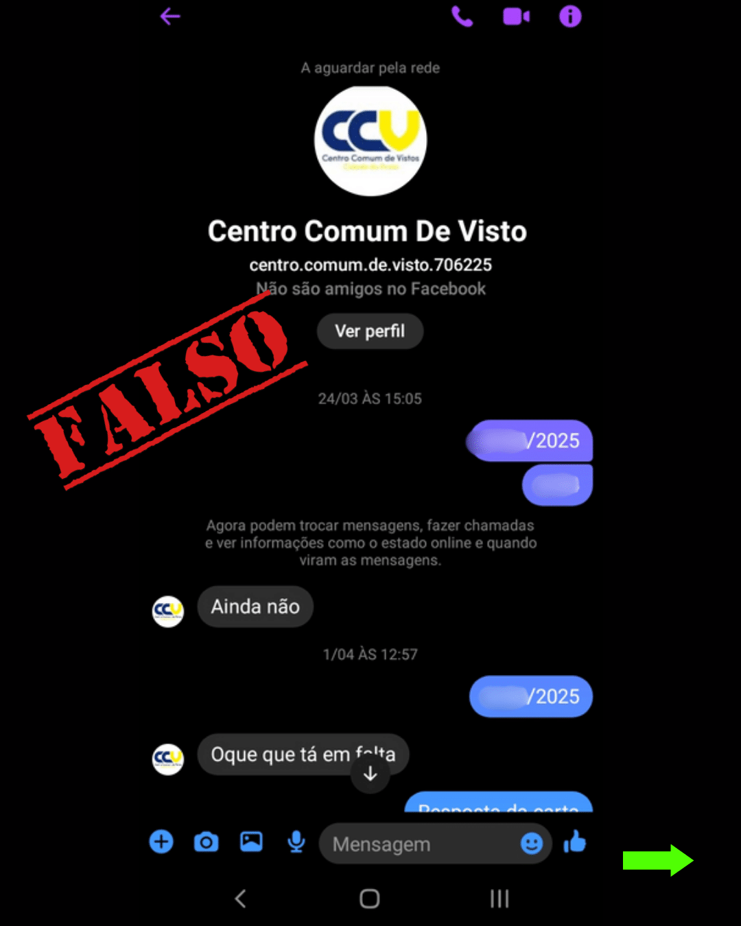 Páginas Falsas no Facebook – Burla