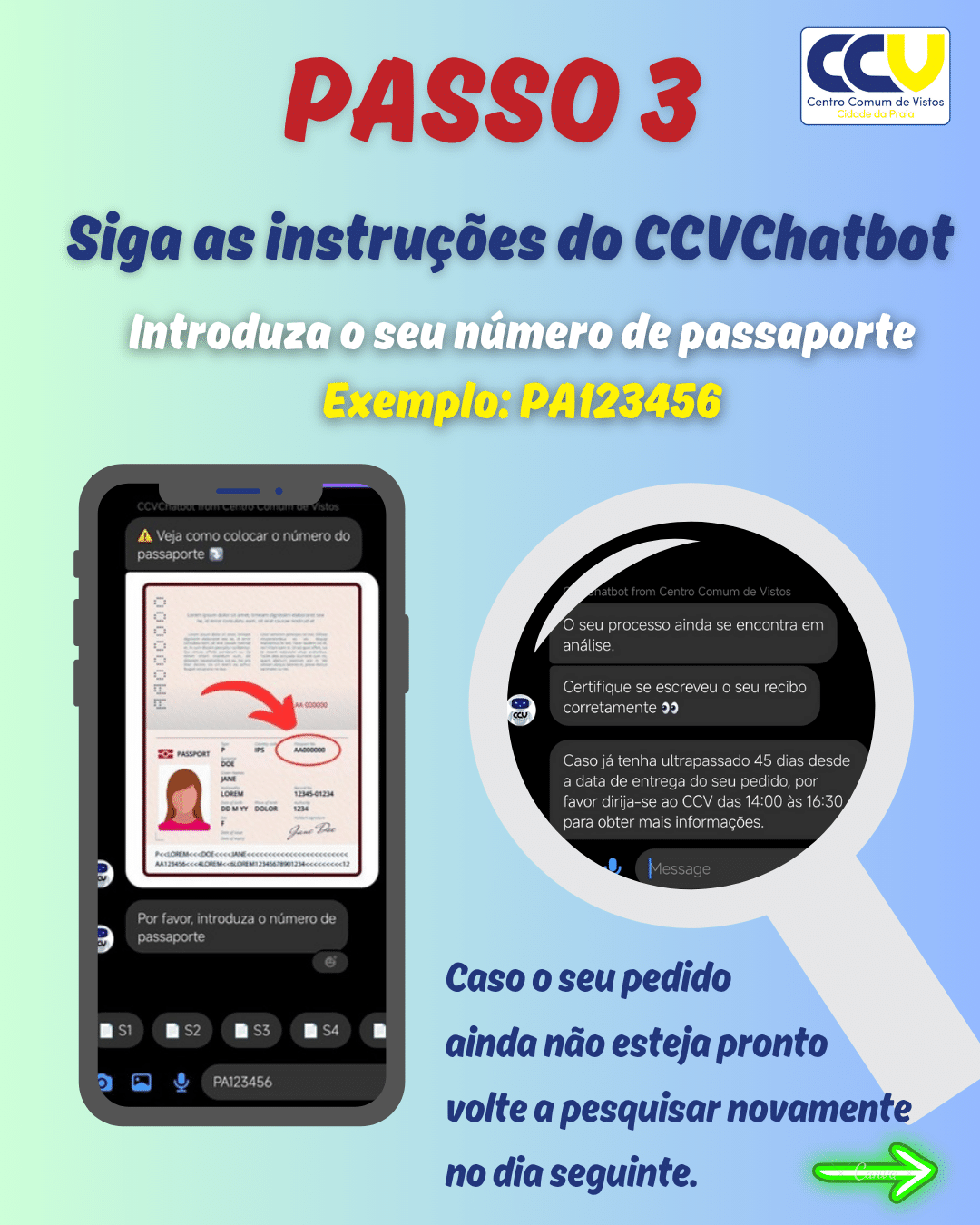 Pesquisa estado do pedido – Permanência Consular