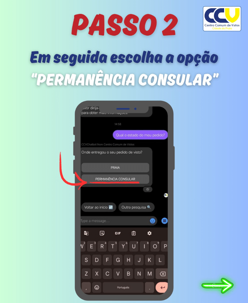 Pesquisa Estado do Pedido de Visto – Permanência Consular