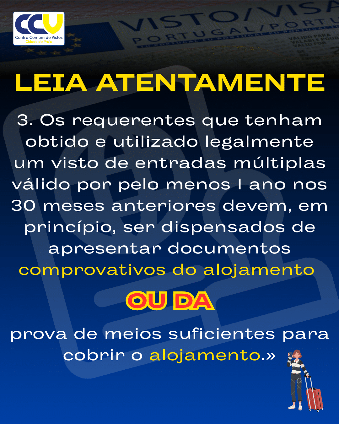 Viajantes Frequentes – Não Dispensa de Comprovativos de Meios de Subsistência