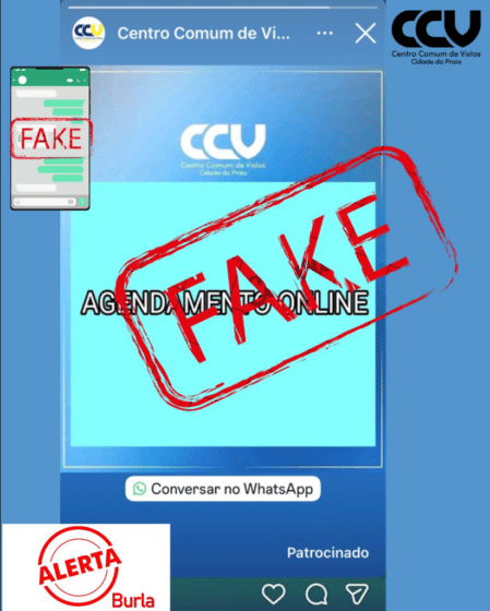 ALERTA IMPORTANTE – PÁGINAS FALSAS EM CIRCULAÇÃO