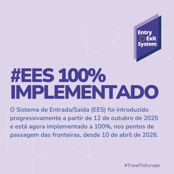 Conclusão da Implementação do Sistema de Entrada e Saída (SES)
