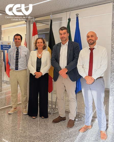 Visita Delegação da Embaixadora da União Europeia ao Centro Comum de Vistos