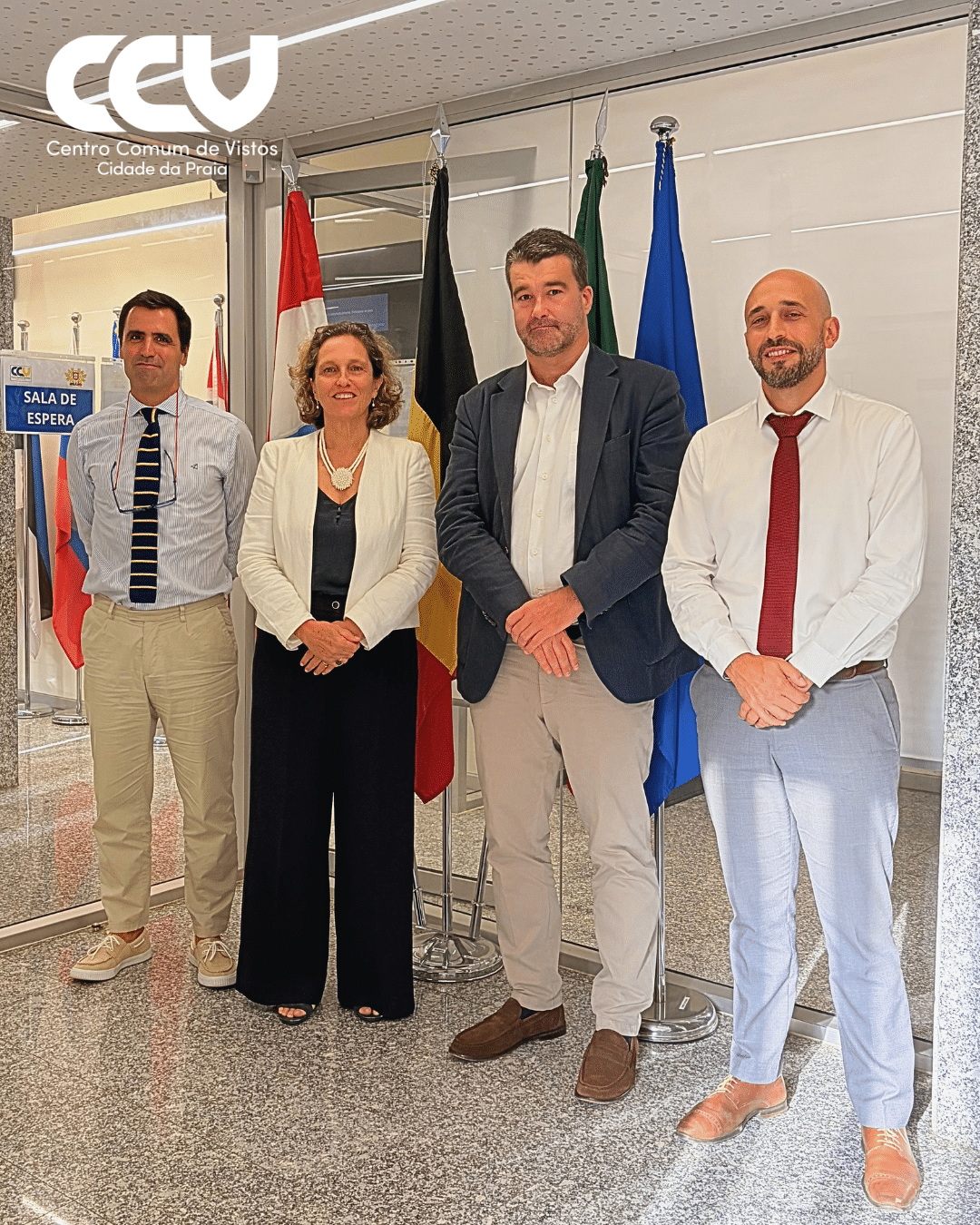 Visita Delegação da Embaixadora da União Europeia ao Centro Comum de Vistos