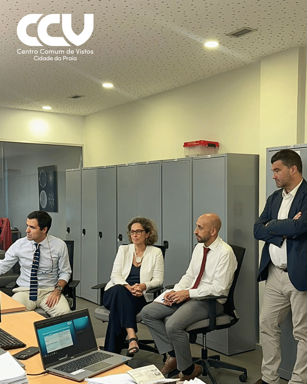 Visita Delegação da Embaixadora da União Europeia ao Centro Comum de Vistos