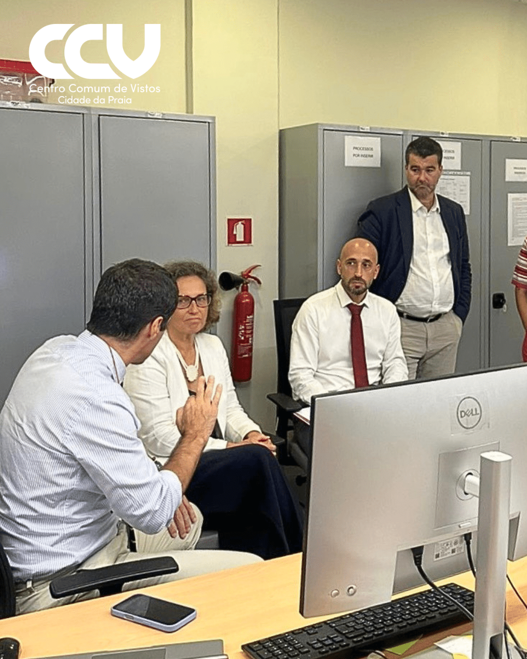 Visita Delegação da Embaixadora da União Europeia ao Centro Comum de Vistos