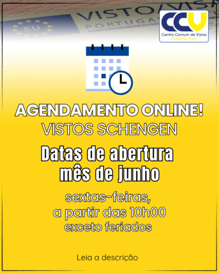 Agendamento Online – Junho