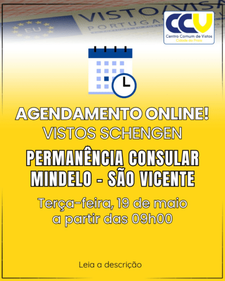 Agendamento Online – Permanência Consular – Mindelo (São Vicente)