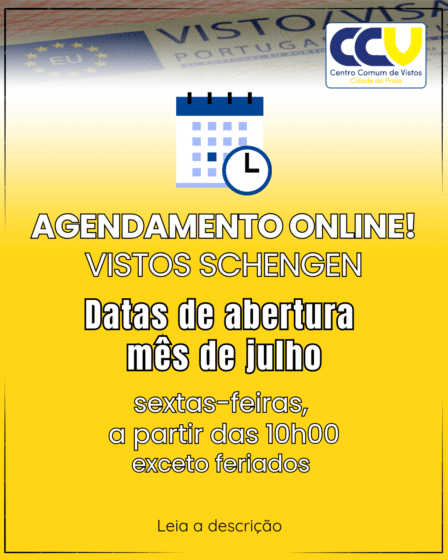 Agendamento Online Julho
