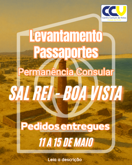 Levantamento Passaportes Permanência Consular Boa Vista